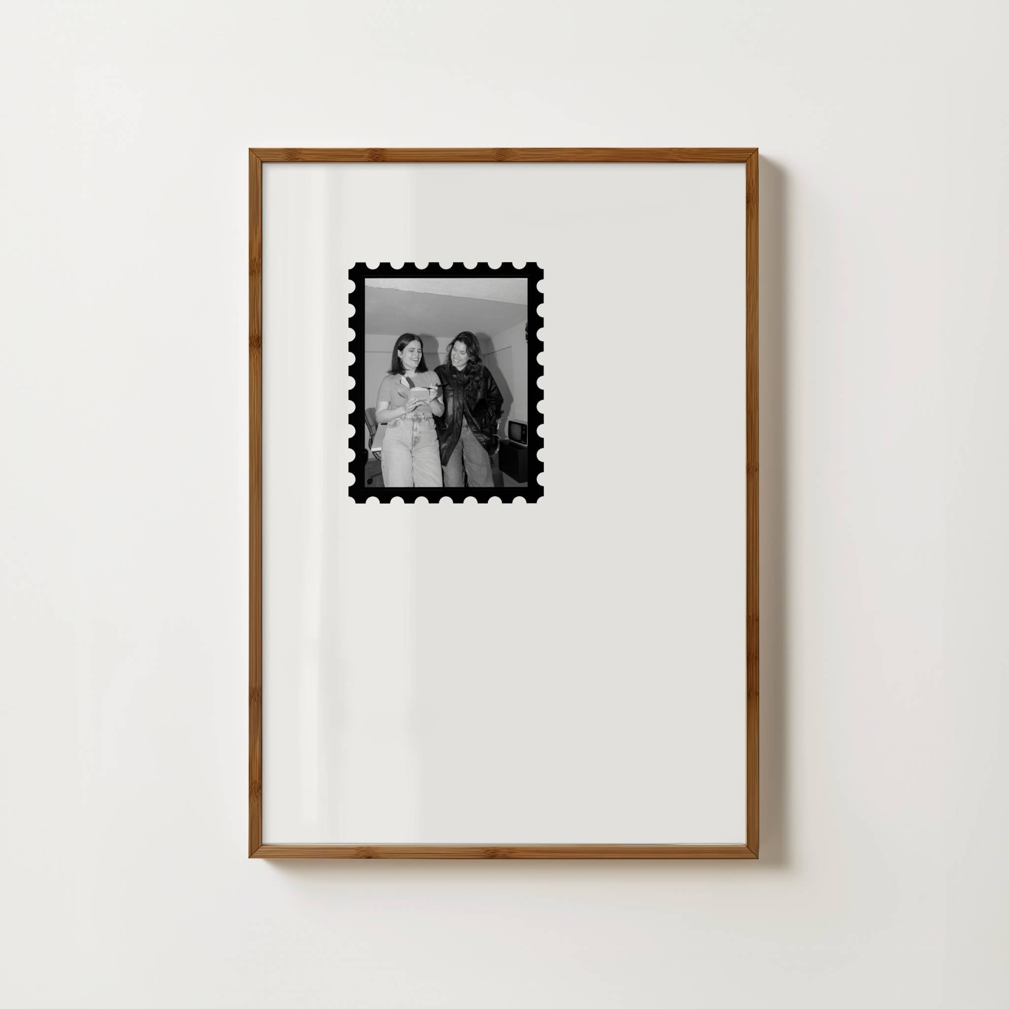 STAMP MOUNT STYLE CUSTOM PHOTOGRAPH PRINT