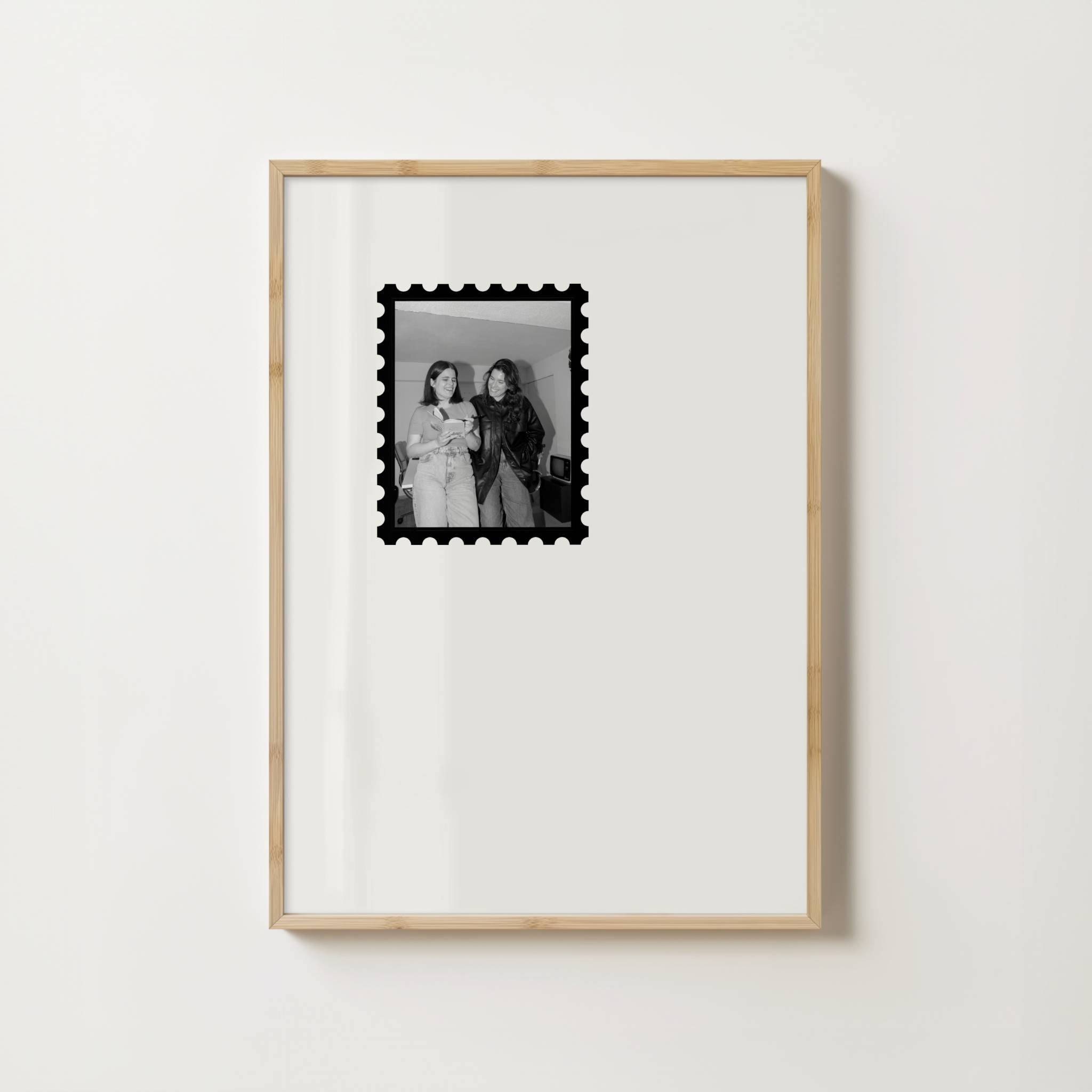 STAMP MOUNT STYLE CUSTOM PHOTOGRAPH PRINT