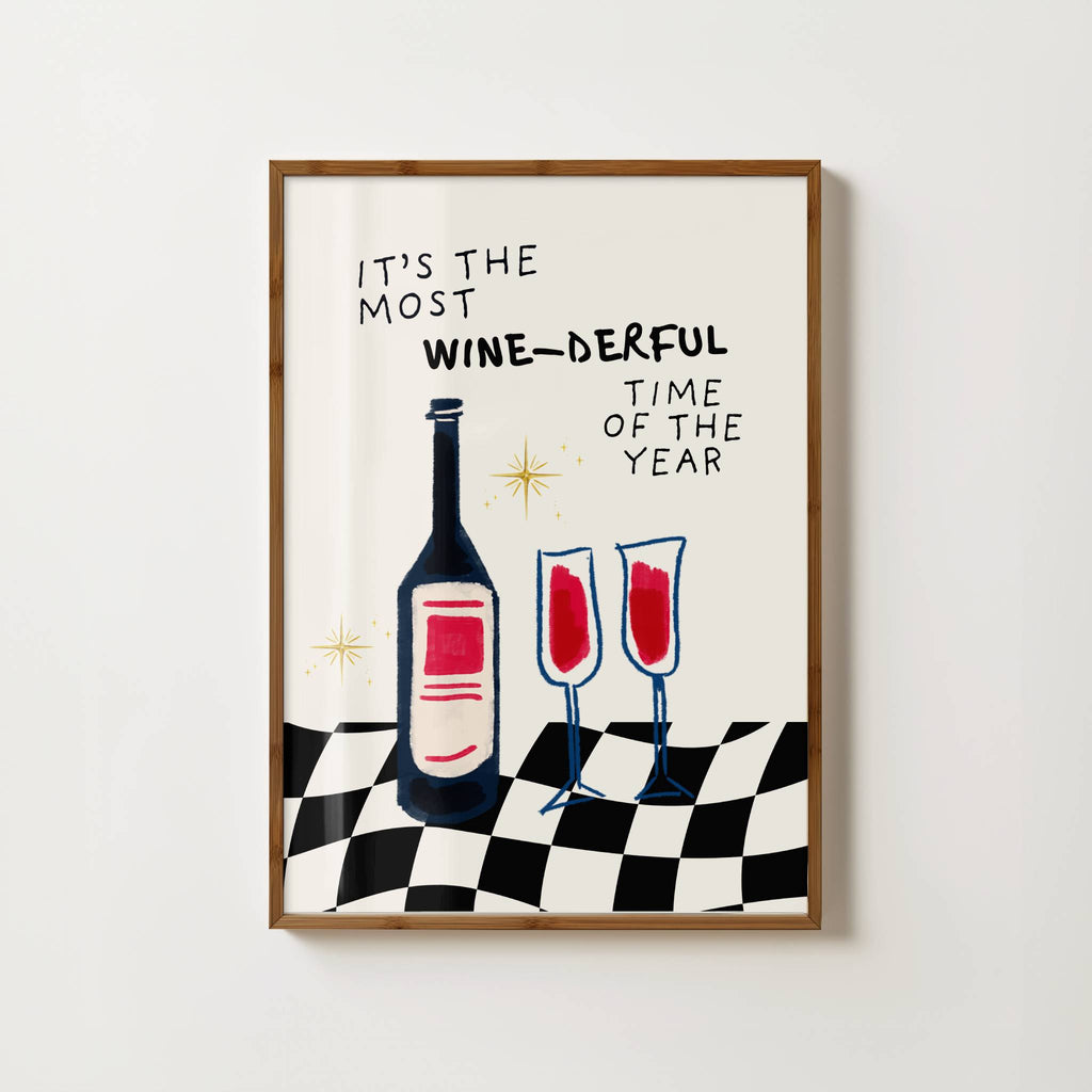 A WINE-DERFUL YEAR PRINT