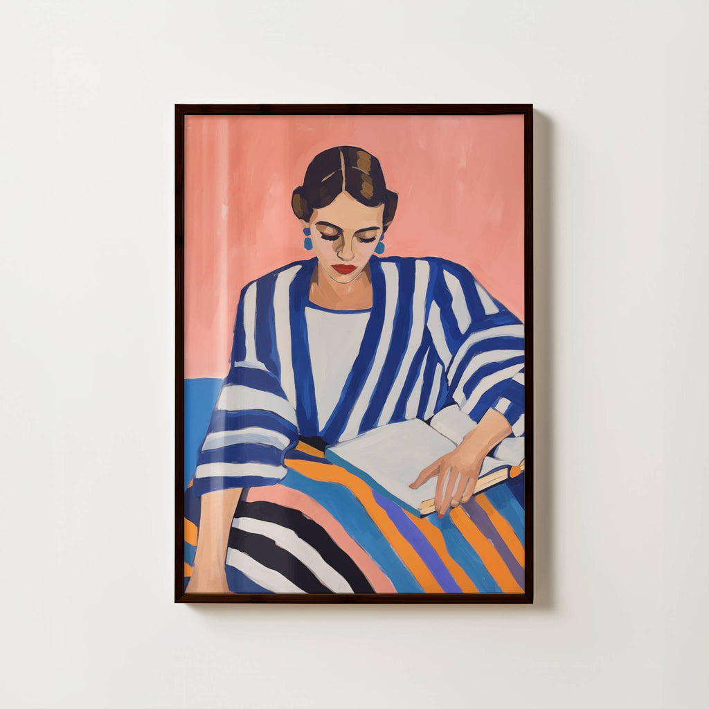 STRIPED LADY PRINT