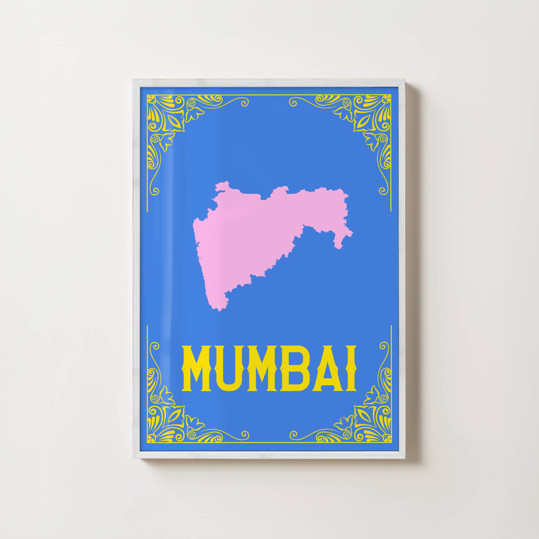 MAP OF MUMBAI PRINT