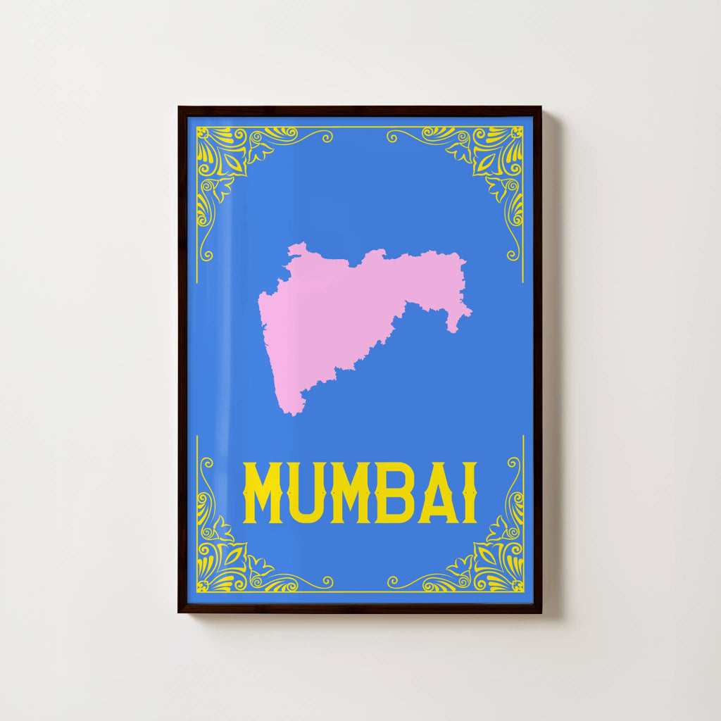 MAP OF MUMBAI PRINT