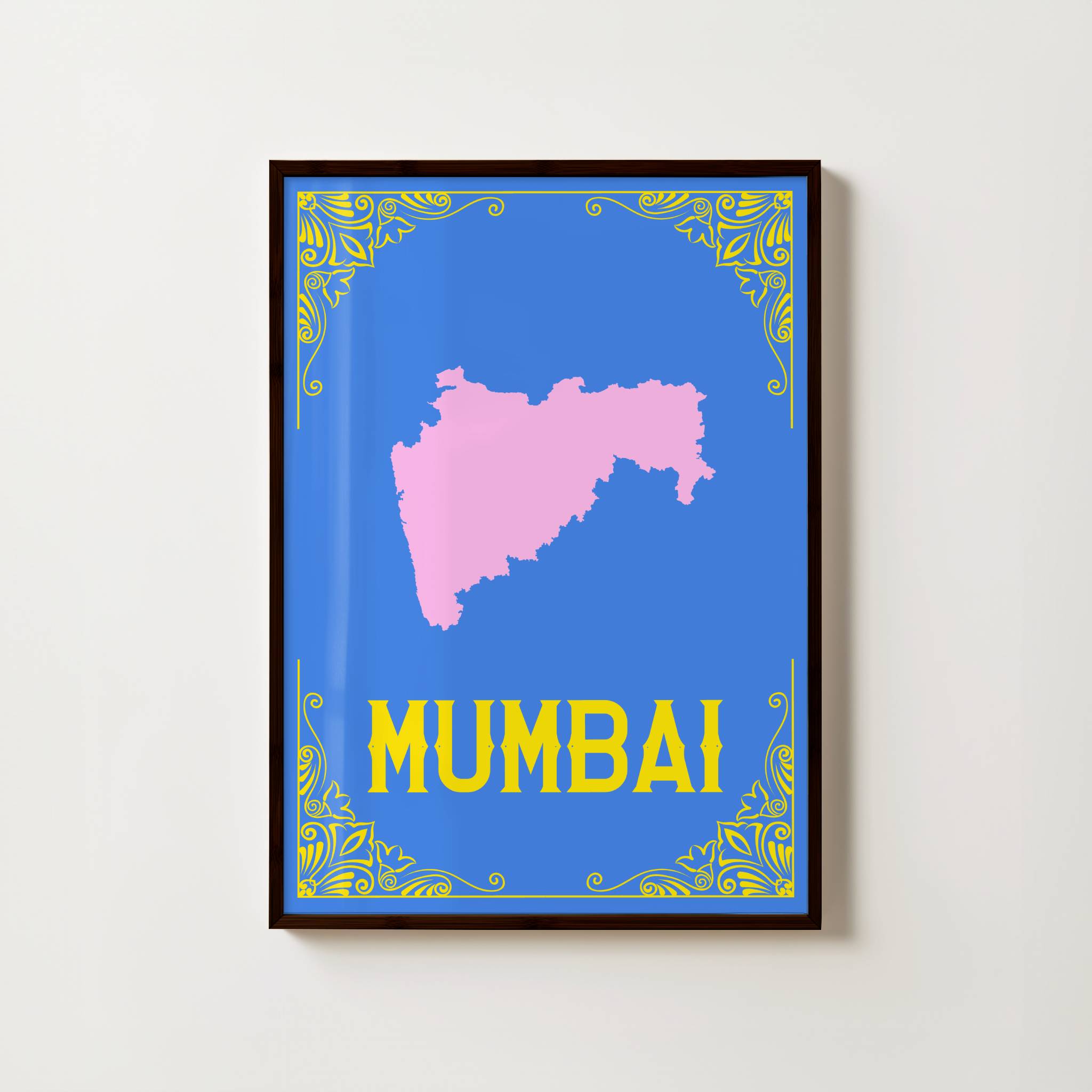 MAP OF MUMBAI PRINT