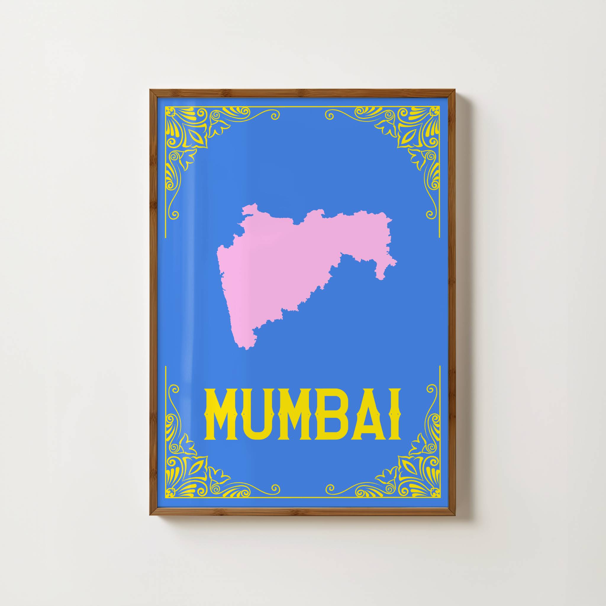 MAP OF MUMBAI PRINT
