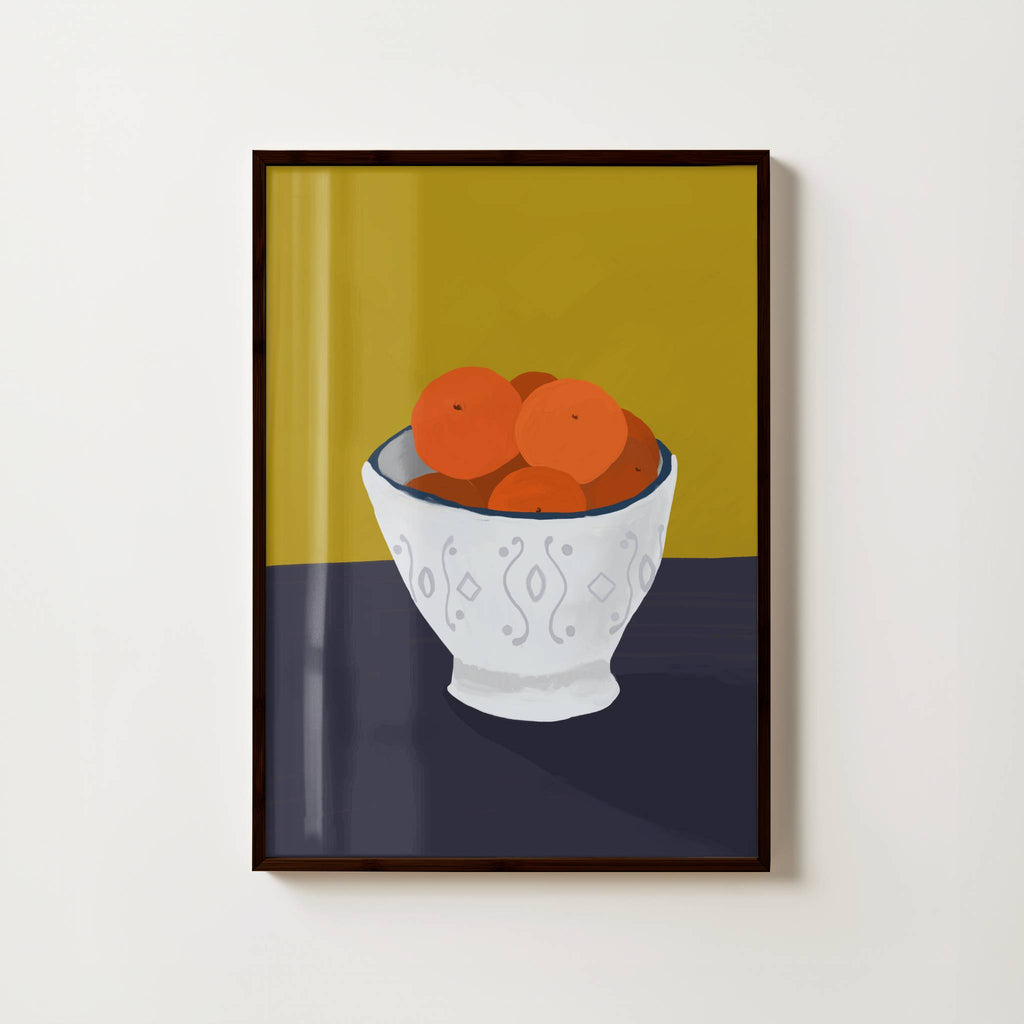 ORANGE FRUIT BOWL PRINT (Digital Download)