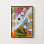 pastel poster of fruits