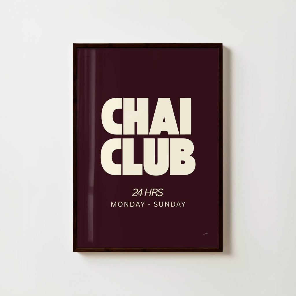CHAI CLUB PRINT