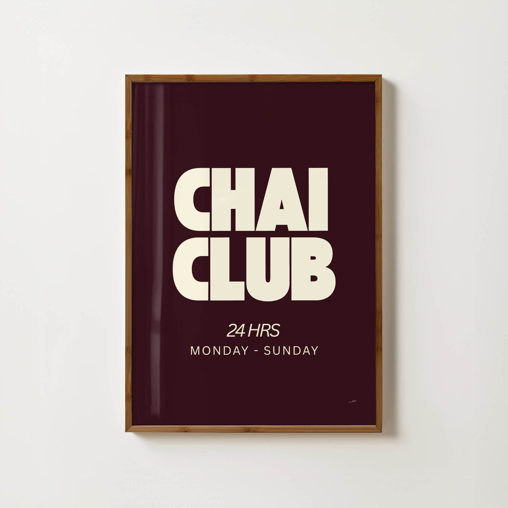 CHAI CLUB PRINT