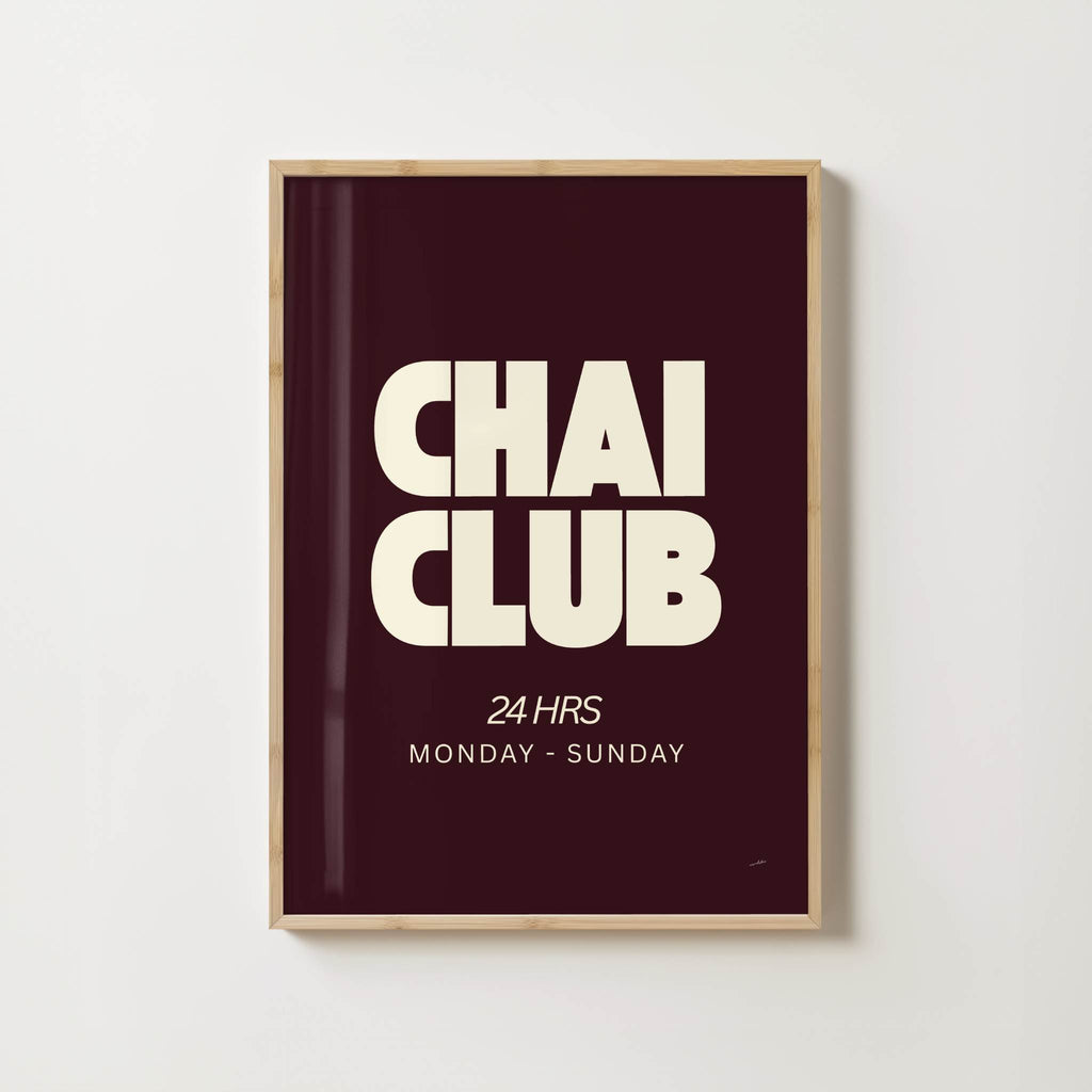 CHAI CLUB PRINT