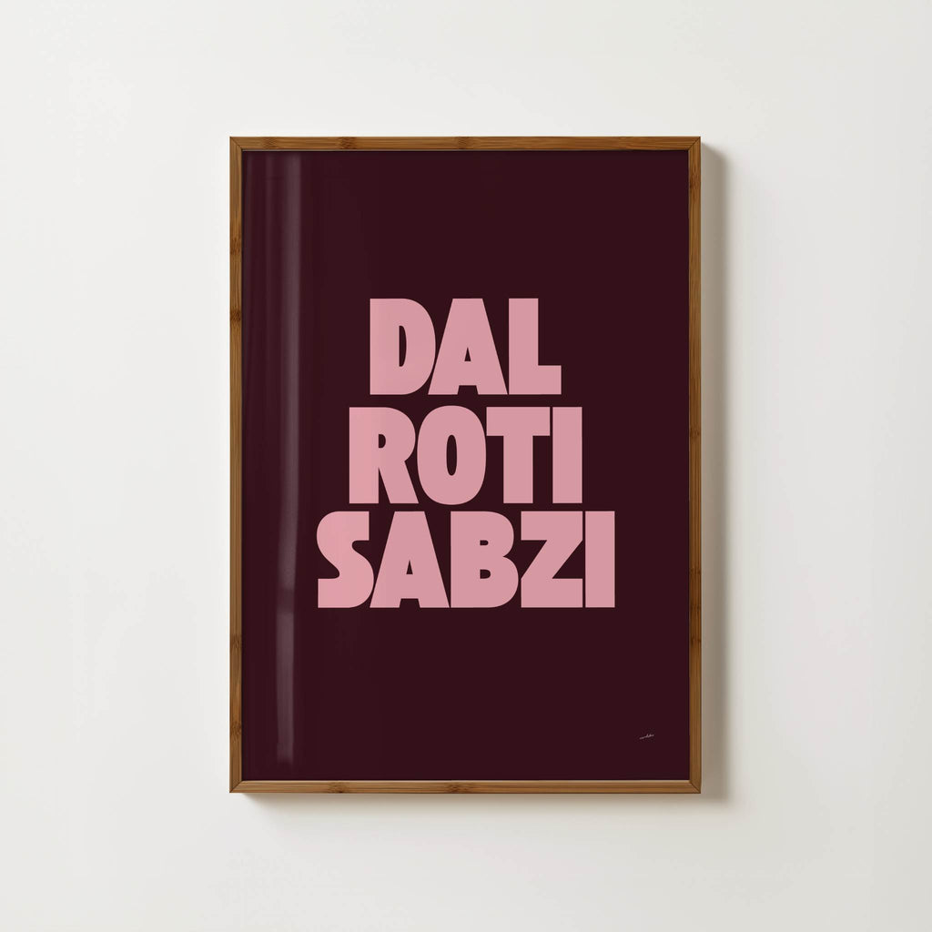 DAL ROTI SABZI PRINT