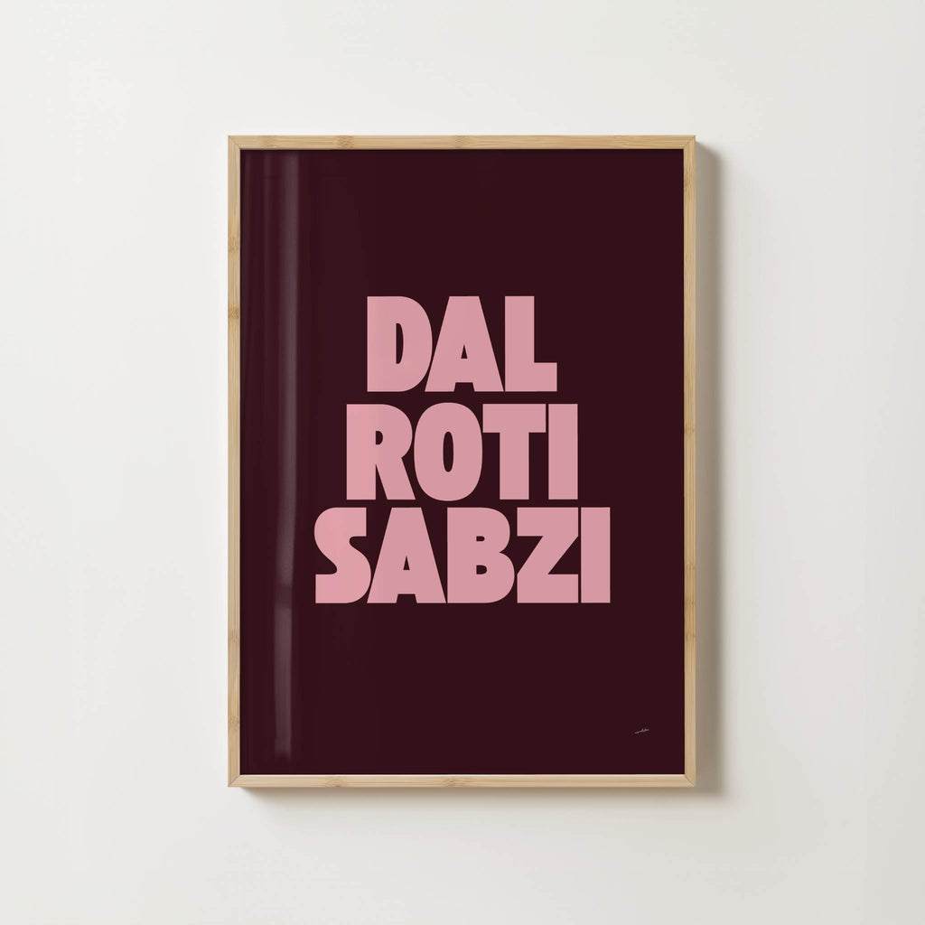 DAL ROTI SABZI PRINT