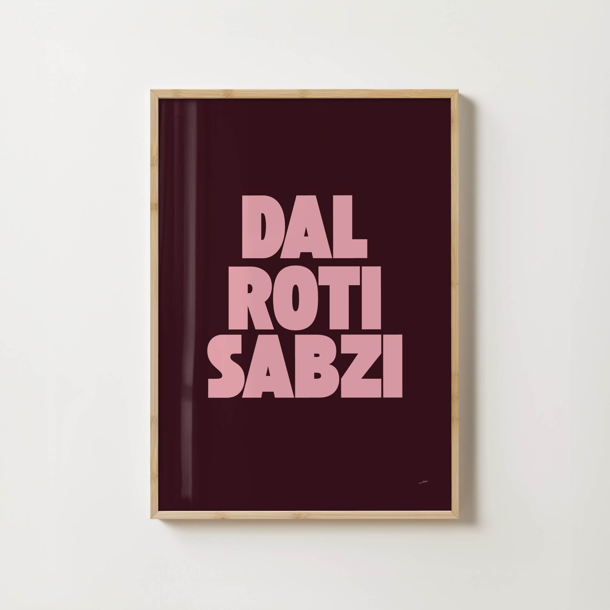 DAL ROTI SABZI PRINT
