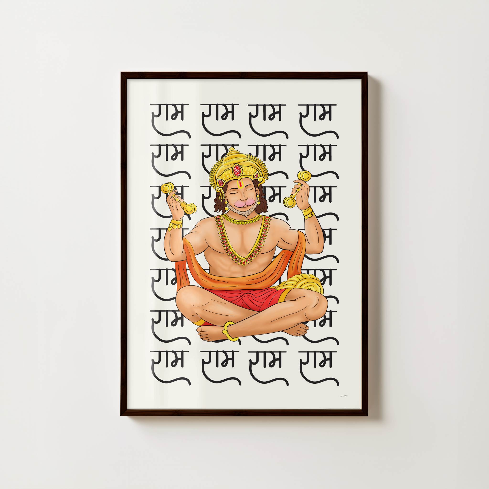 HANUMAN RAM PRINT