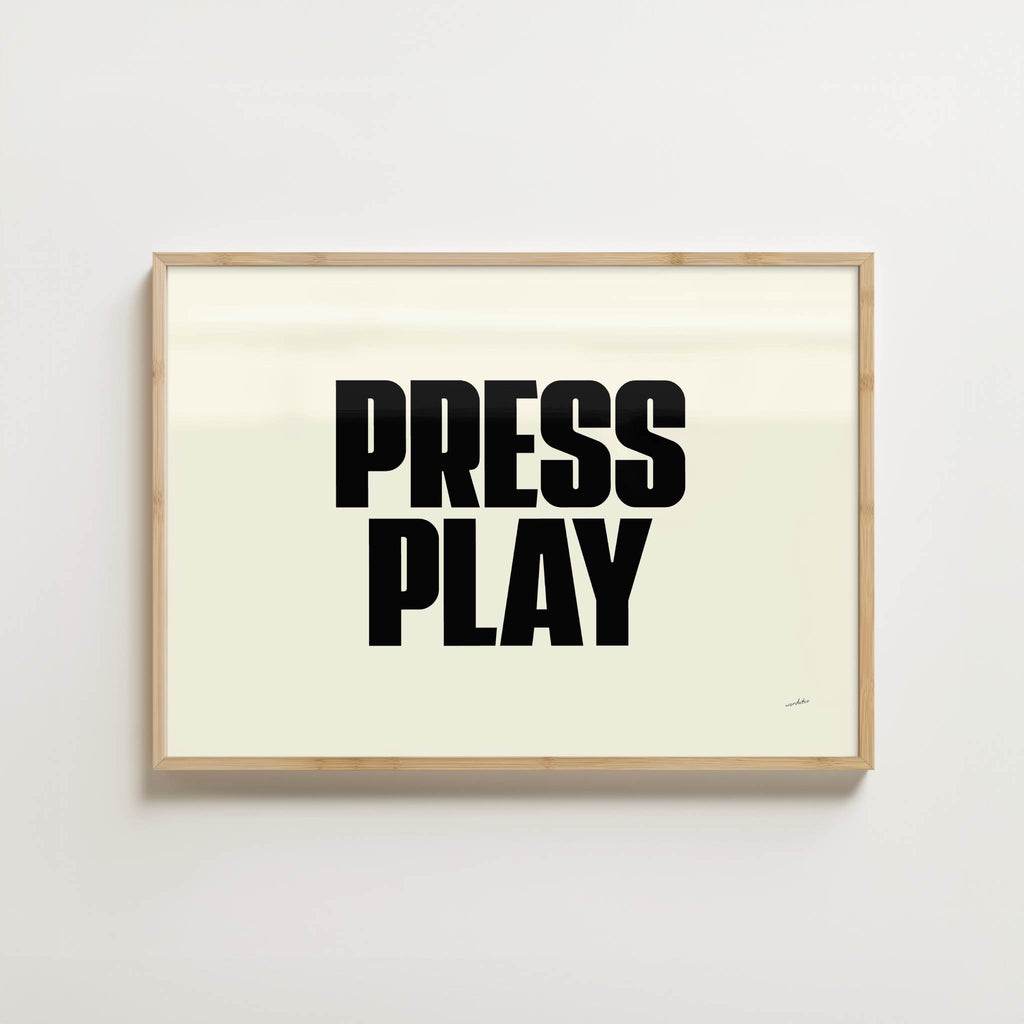 PRESS PLAY PRINT