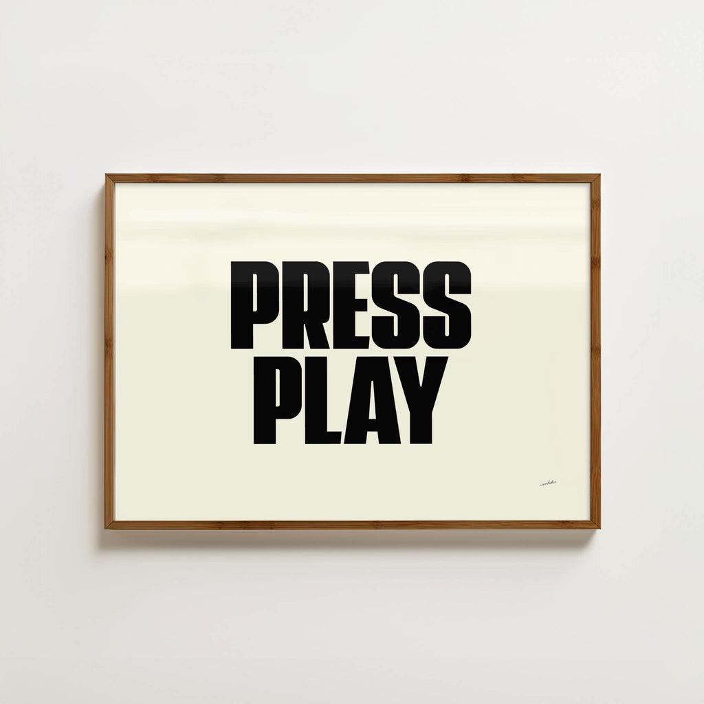 PRESS PLAY PRINT