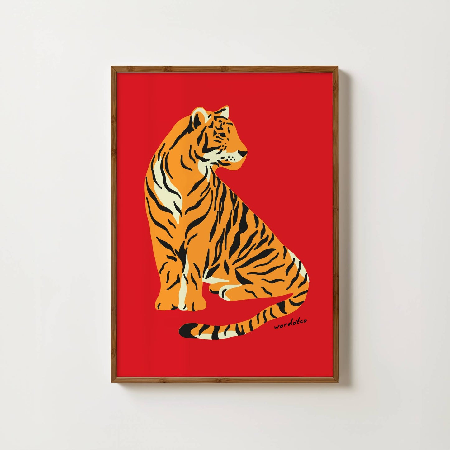 LUCKY TIGER PRINT