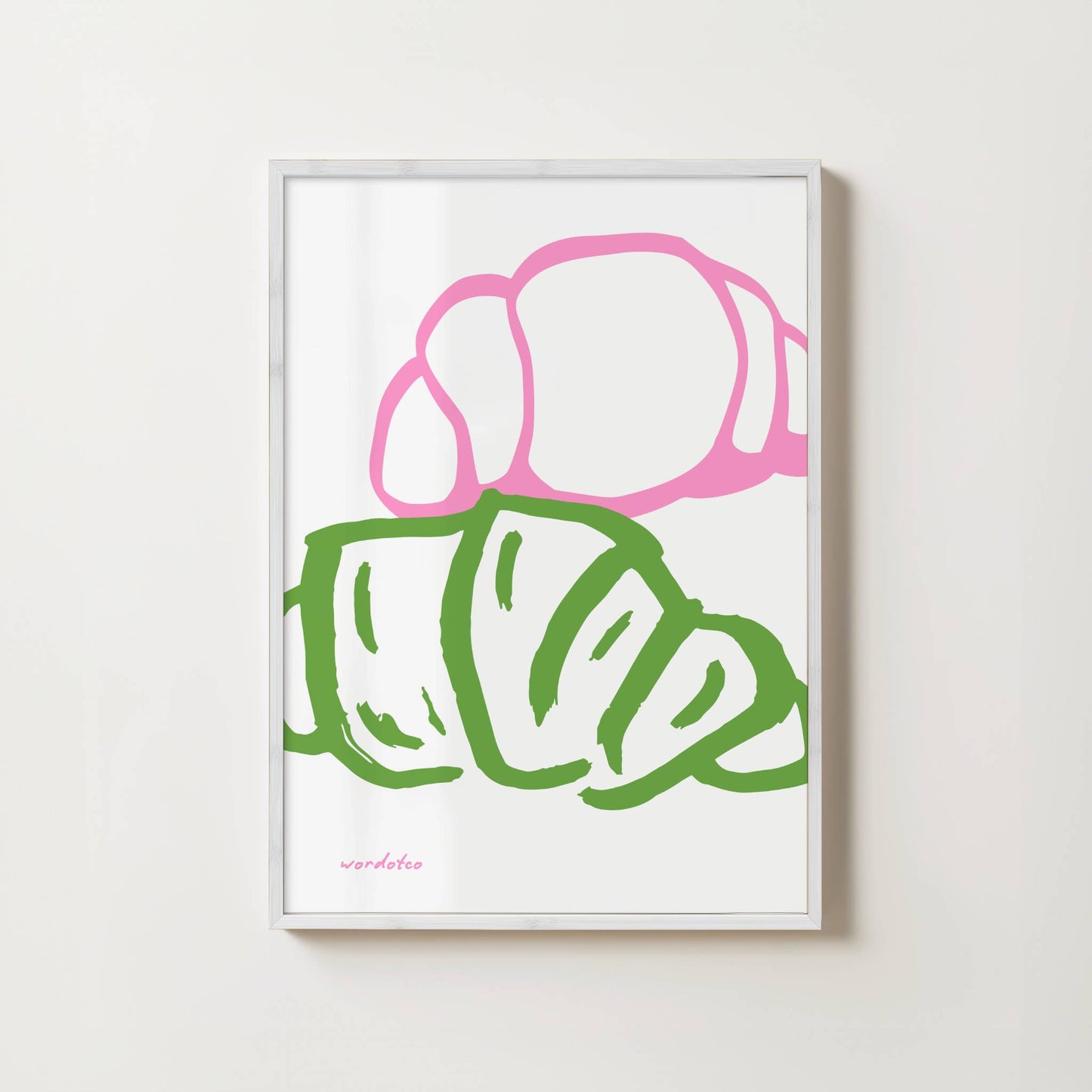 PASTEL CROISSANT PRINT