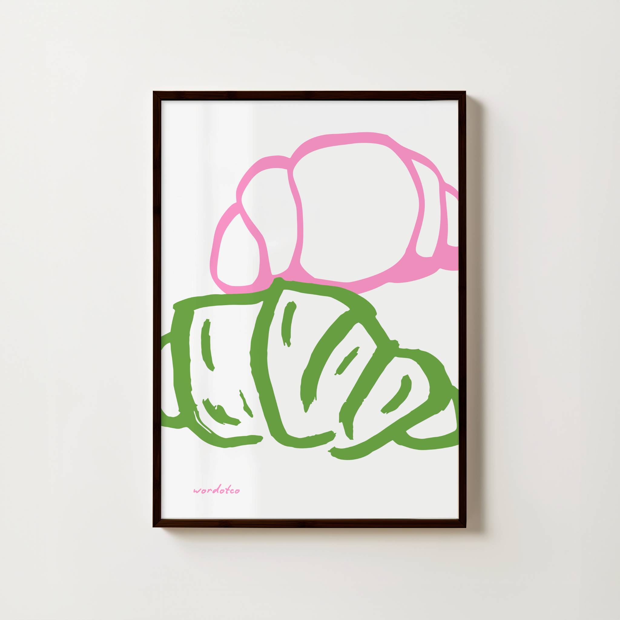 PASTEL CROISSANT PRINT