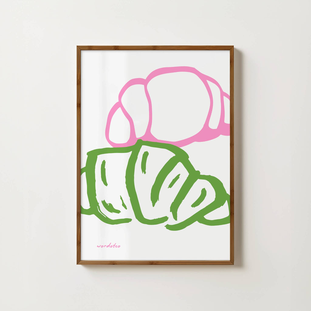 PASTEL CROISSANT PRINT