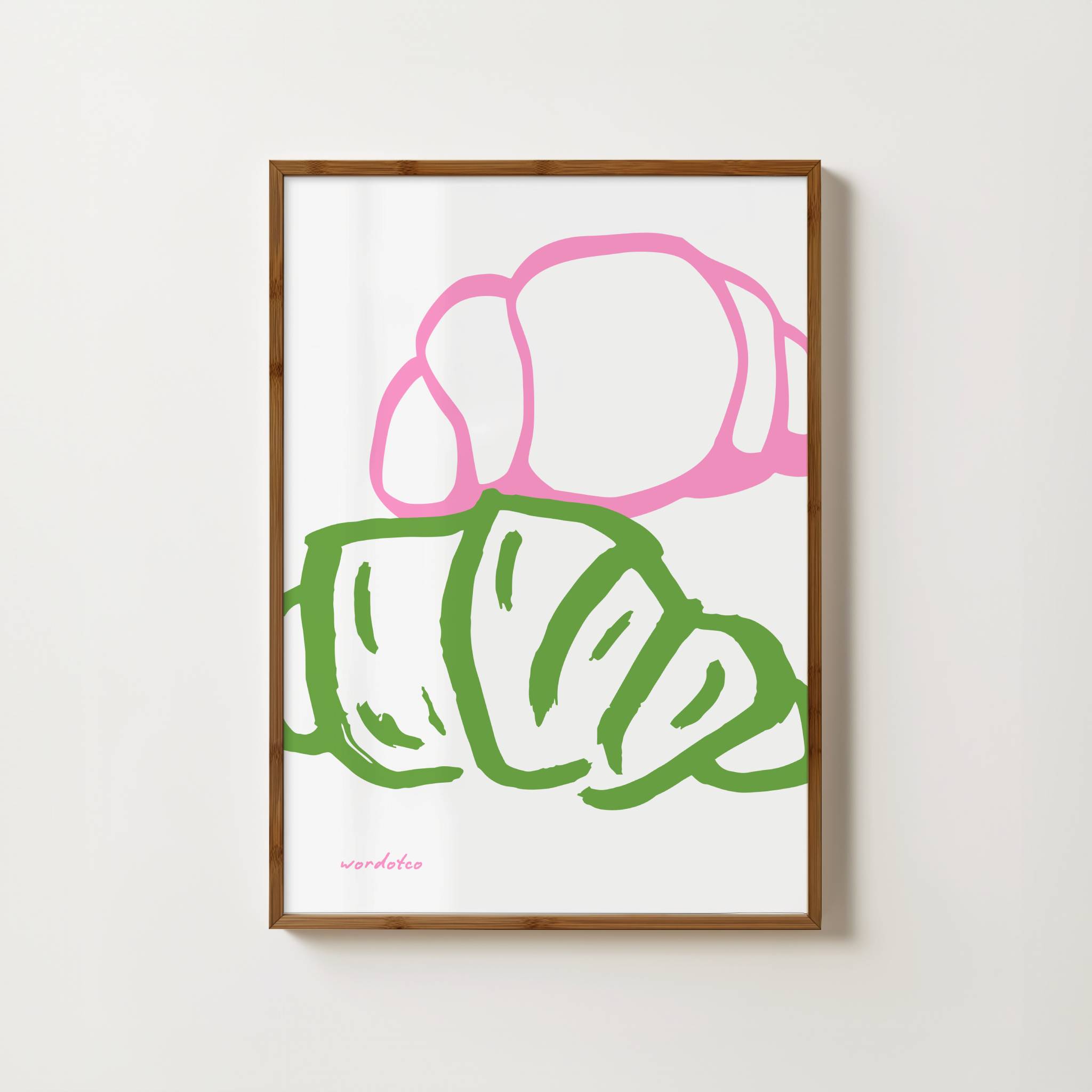 PASTEL CROISSANT PRINT