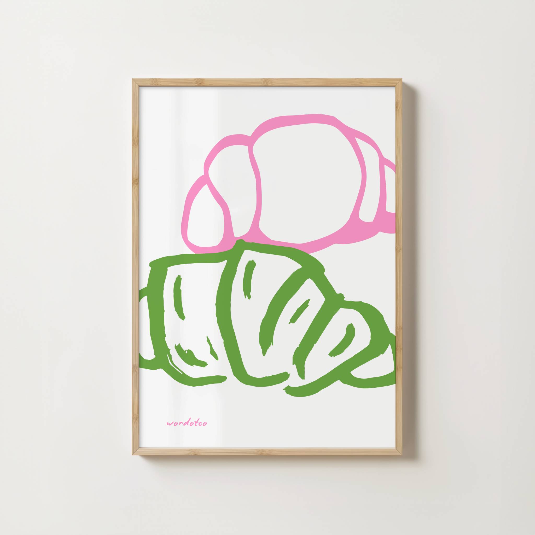 PASTEL CROISSANT PRINT