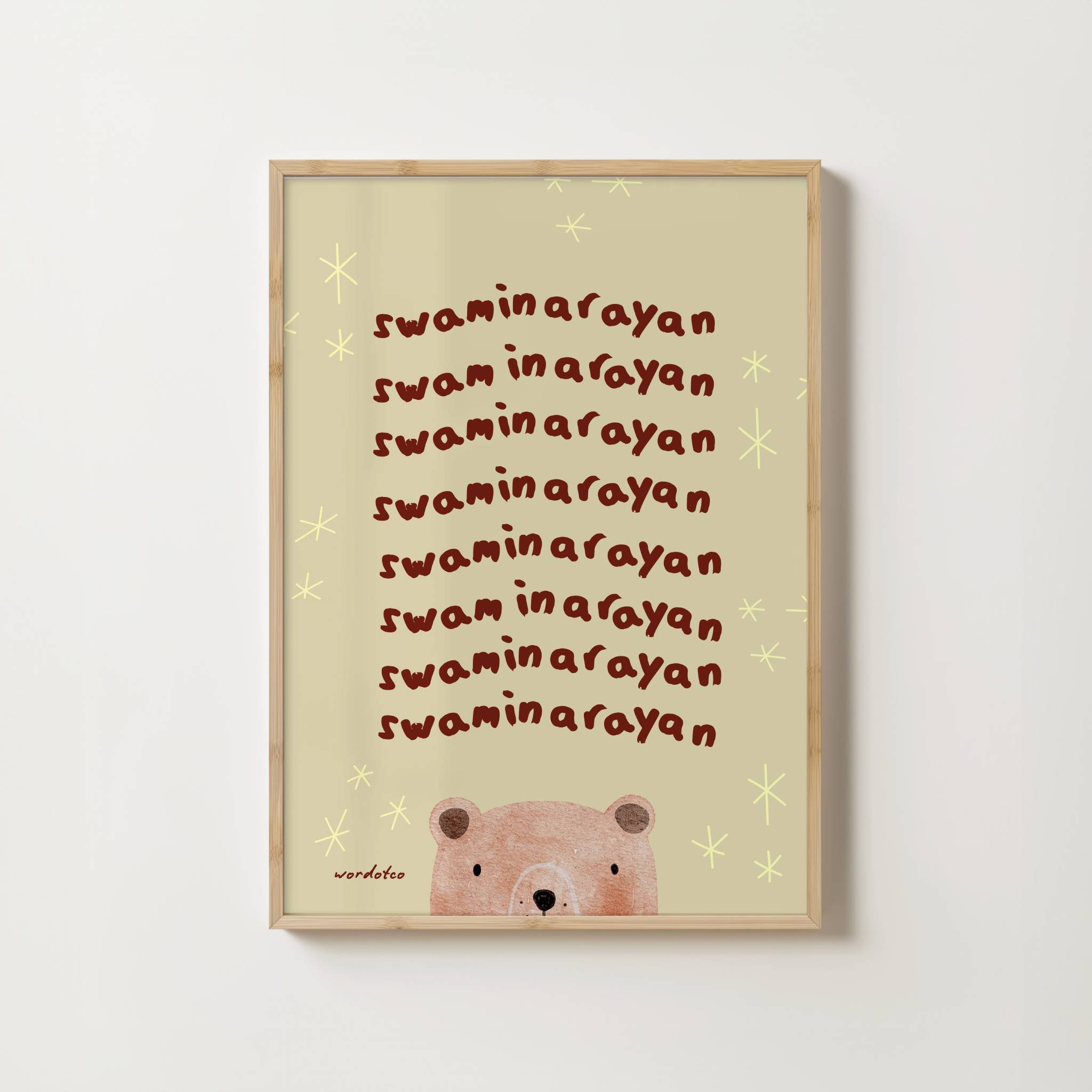 NURSERY SWAMINARAYAN PRINT