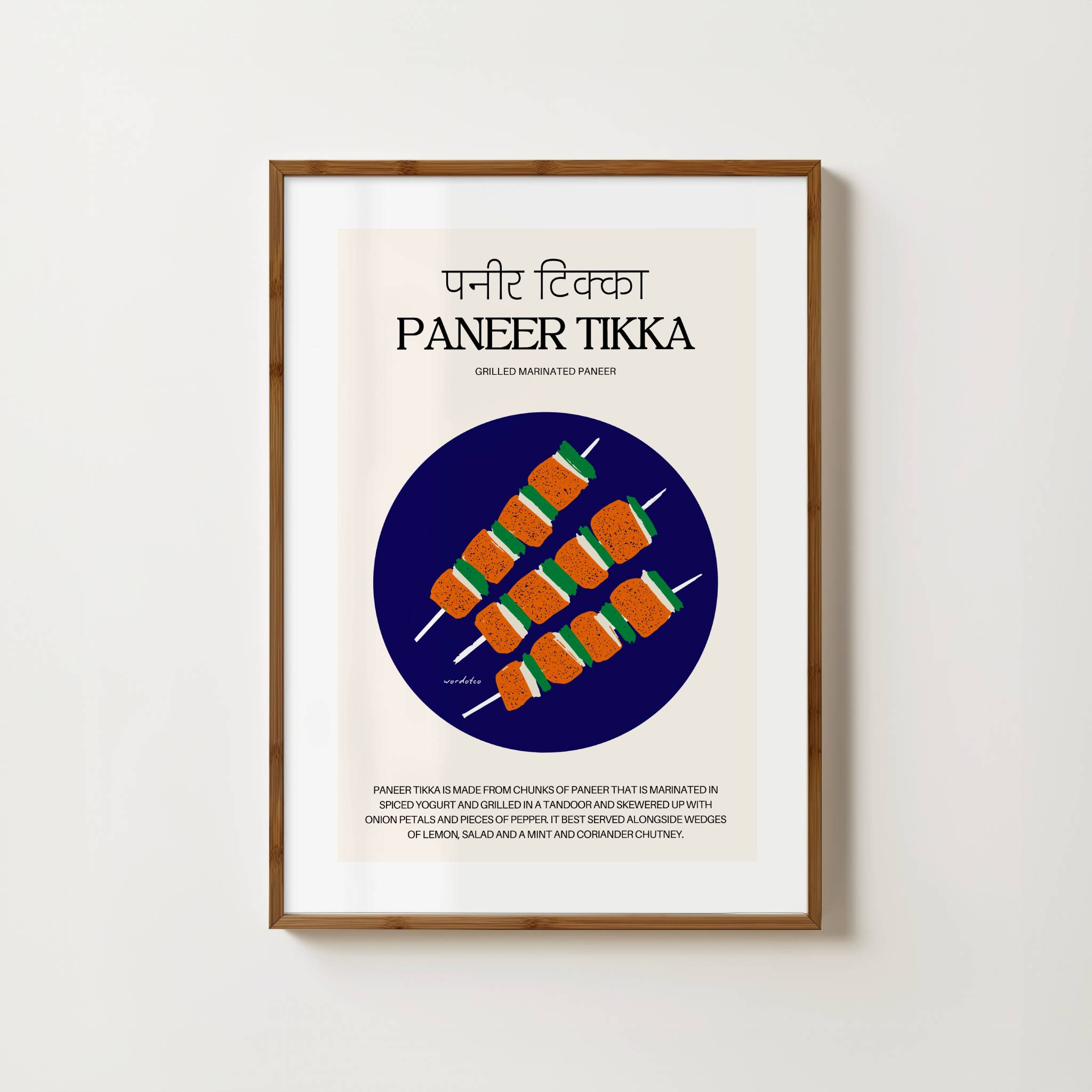 PANEER TIKKA PRINT