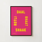 DAAL BHAAT SHAAK ROTLI PRINT
