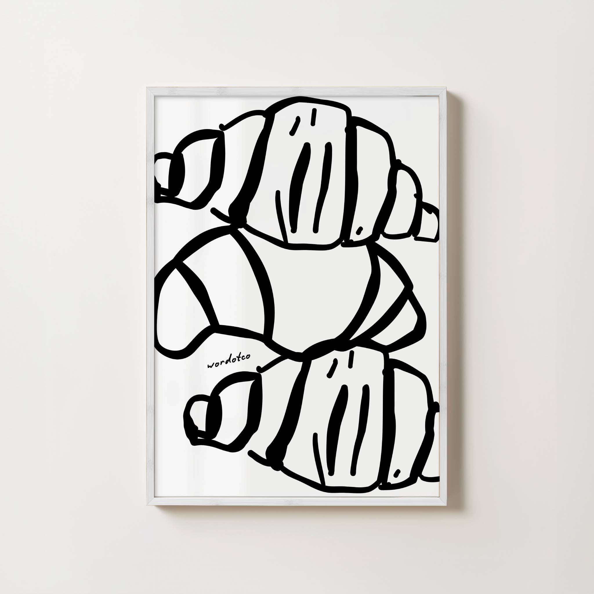 TRIO CROISSANT PRINT