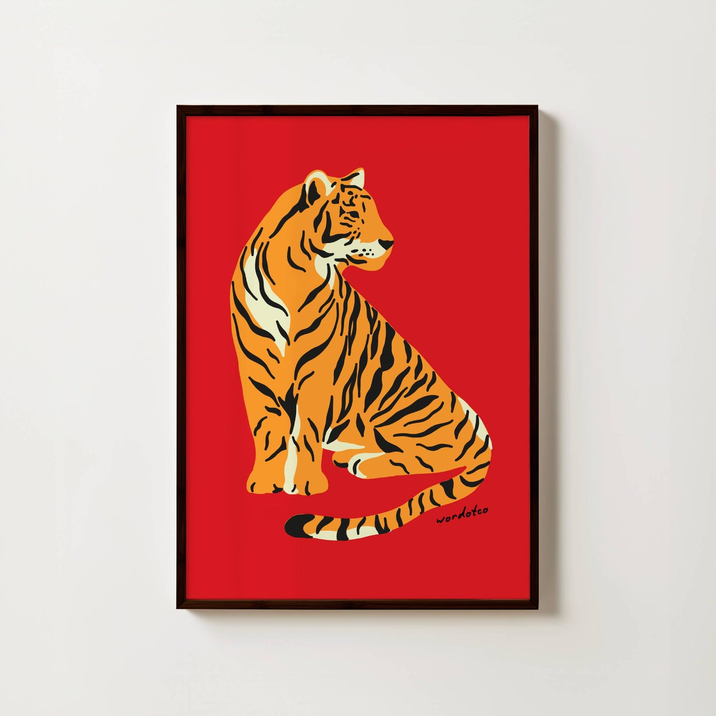 LUCKY TIGER PRINT
