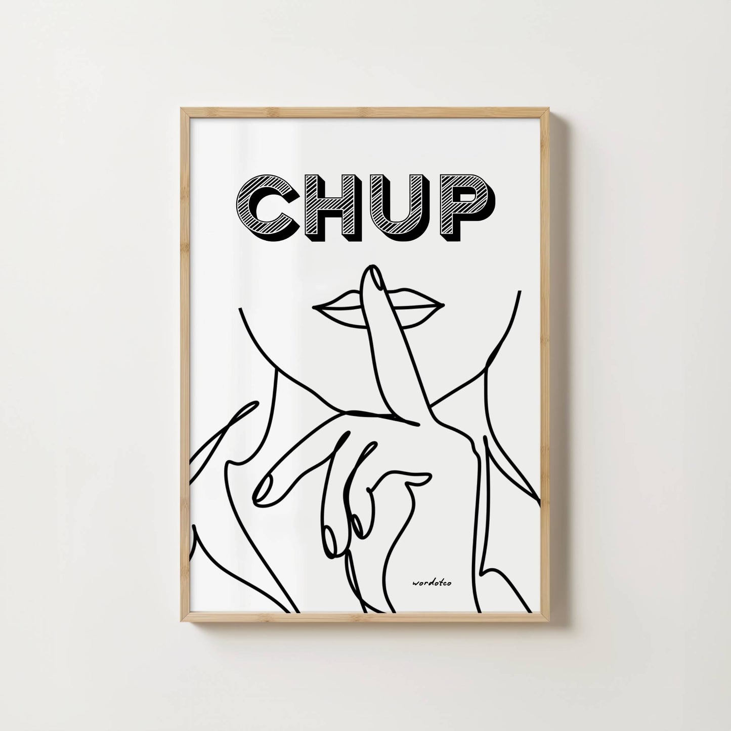 CHUP GUJARATI PRINT