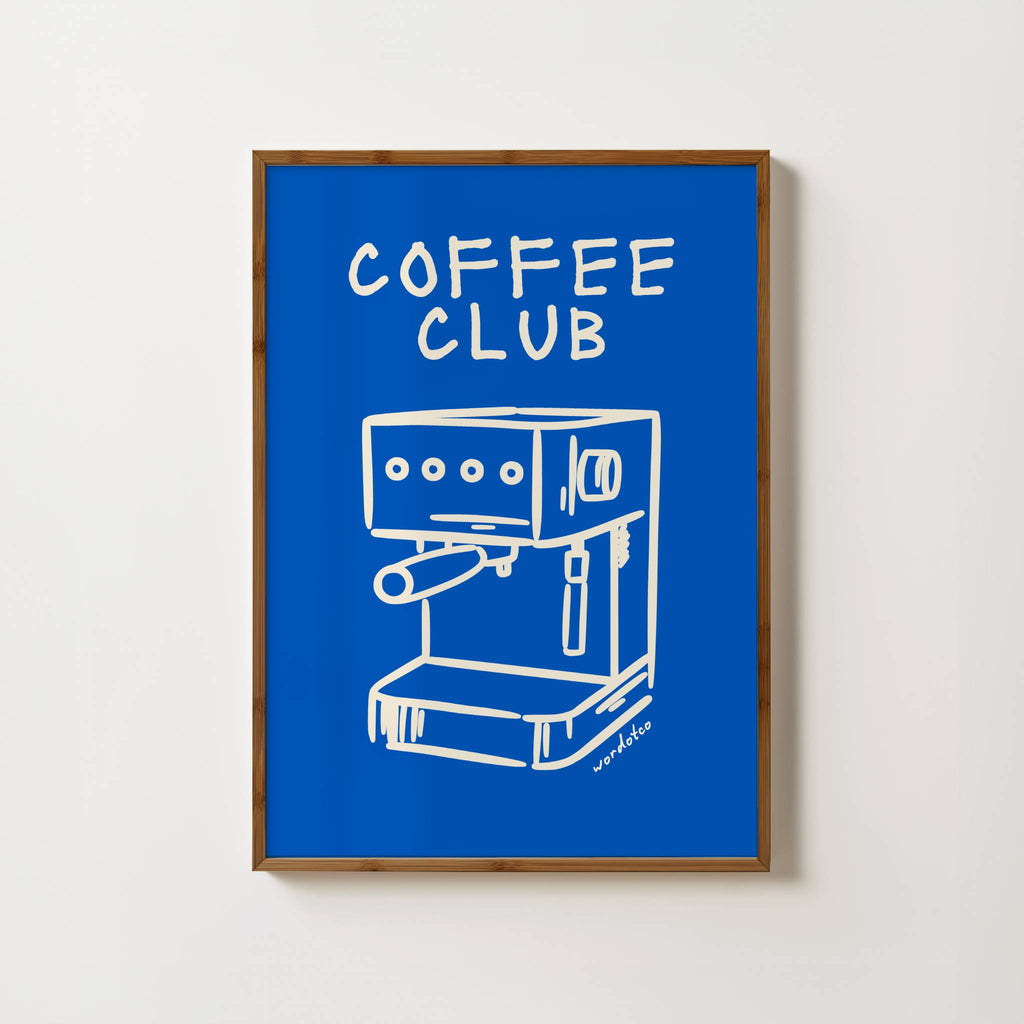 COFFEE CLUB PRINT