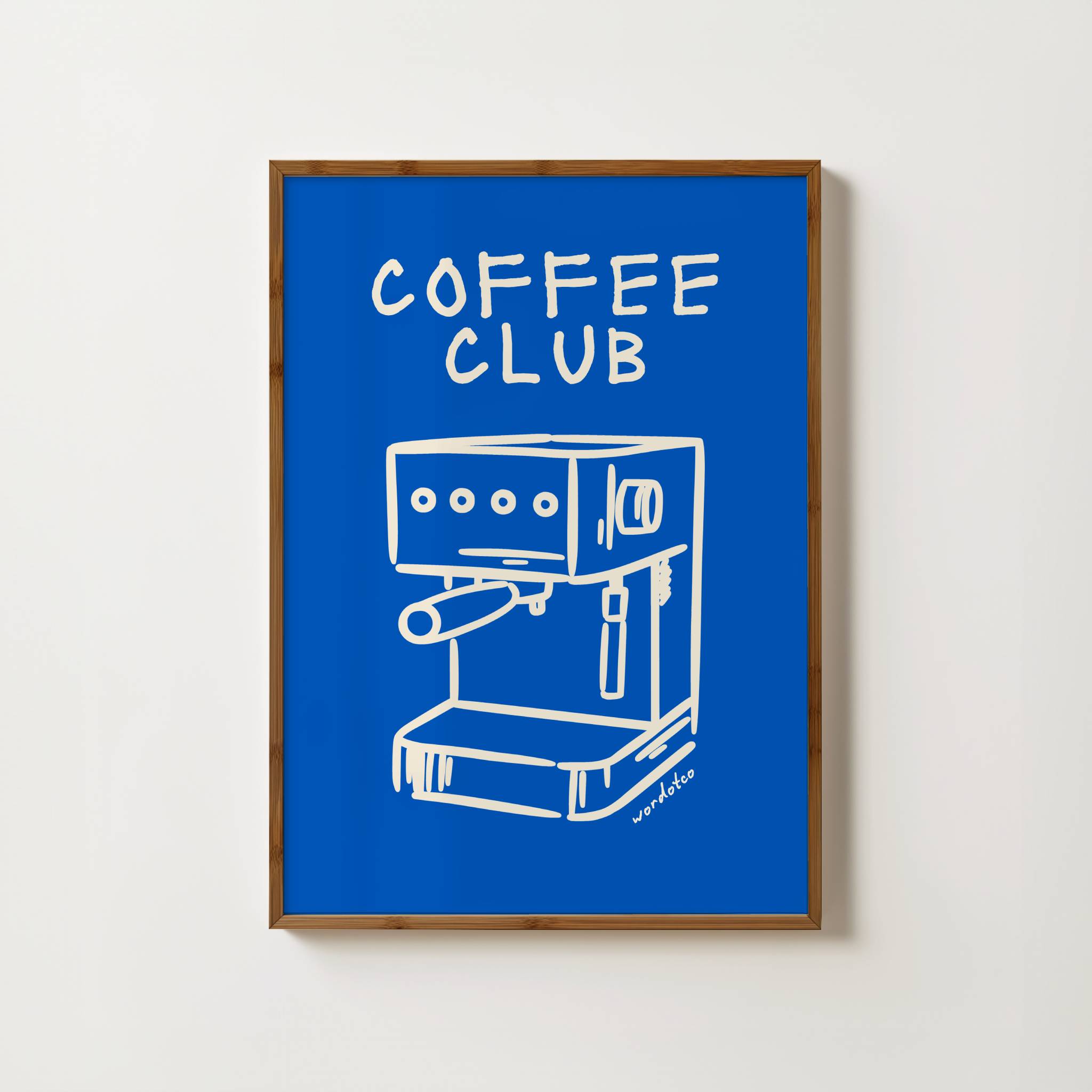 COFFEE CLUB PRINT