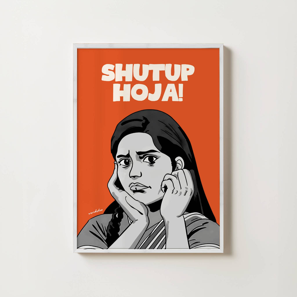 SHUTUP HOJA PRINT