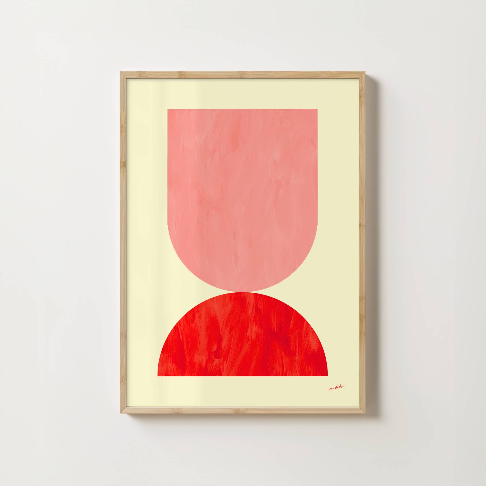 CURVED COMPOSITION PRINT