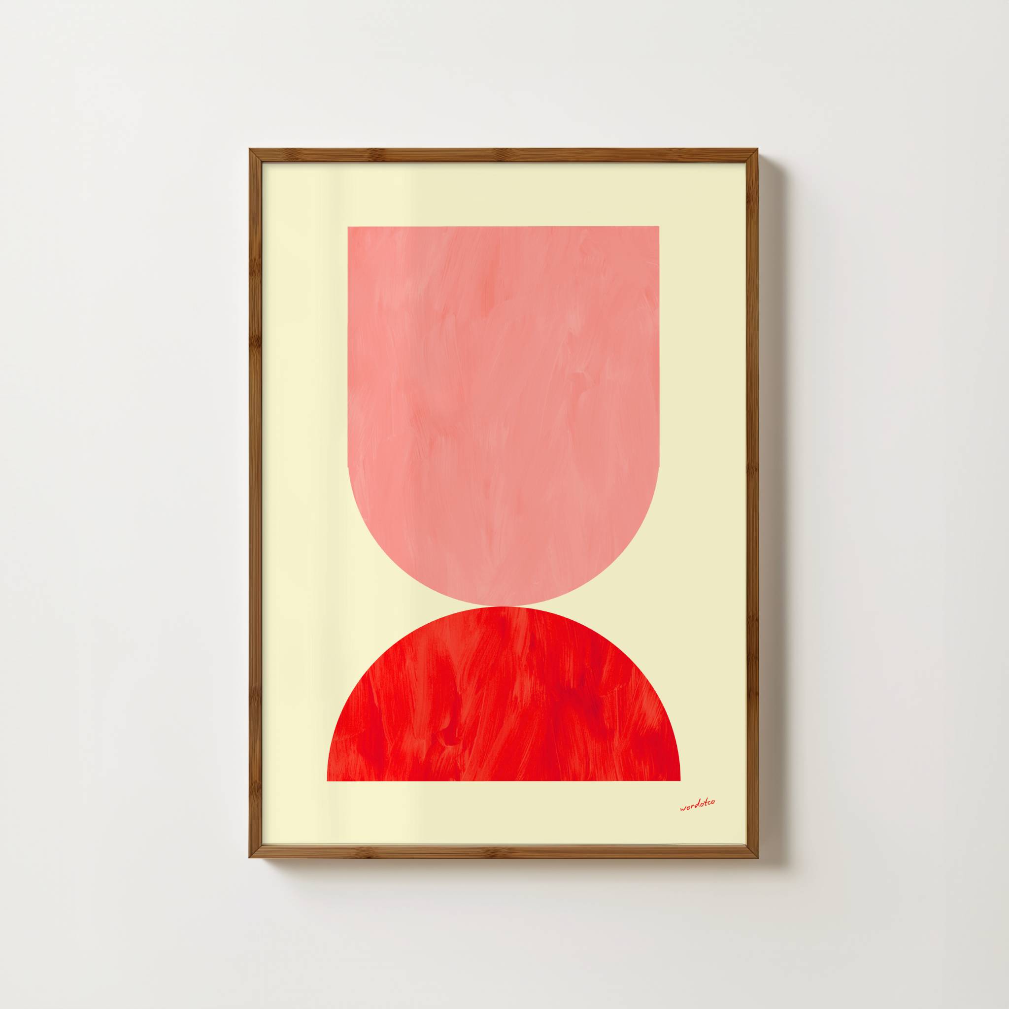 CURVED COMPOSITION PRINT