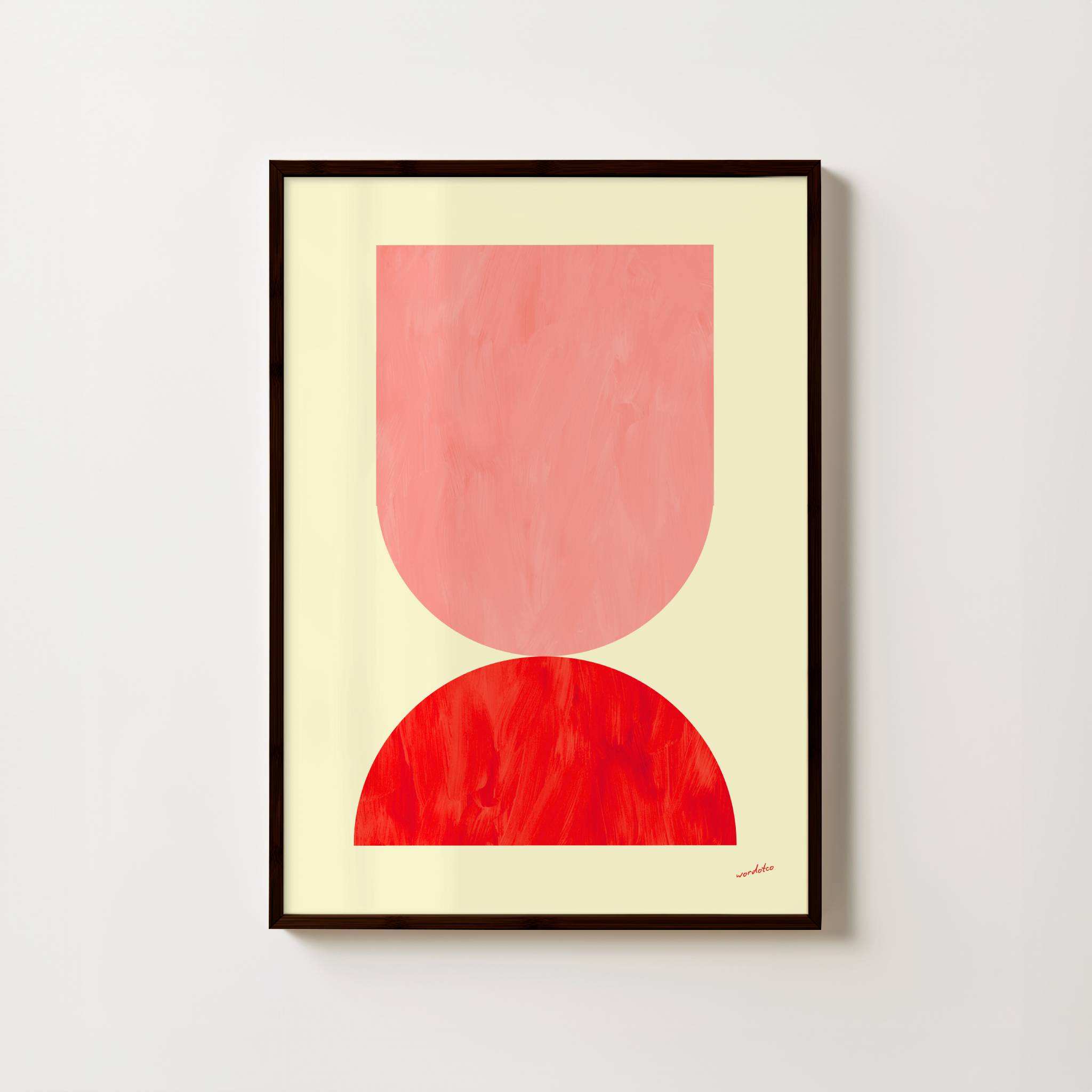 CURVED COMPOSITION PRINT