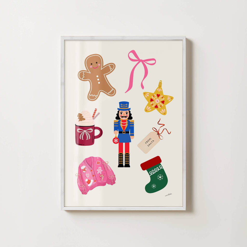 FESTIVE SEASON ICONS PRINT