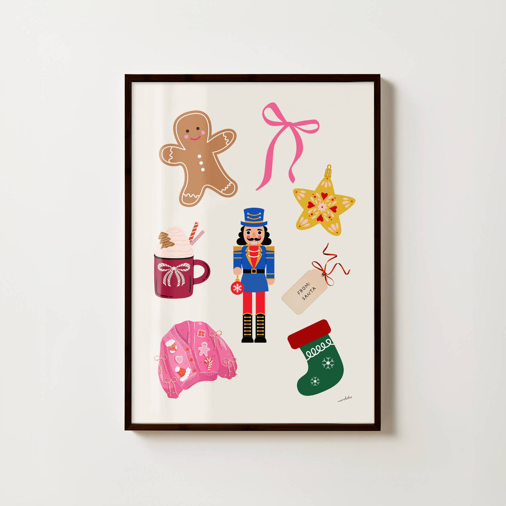 FESTIVE SEASON ICONS PRINT