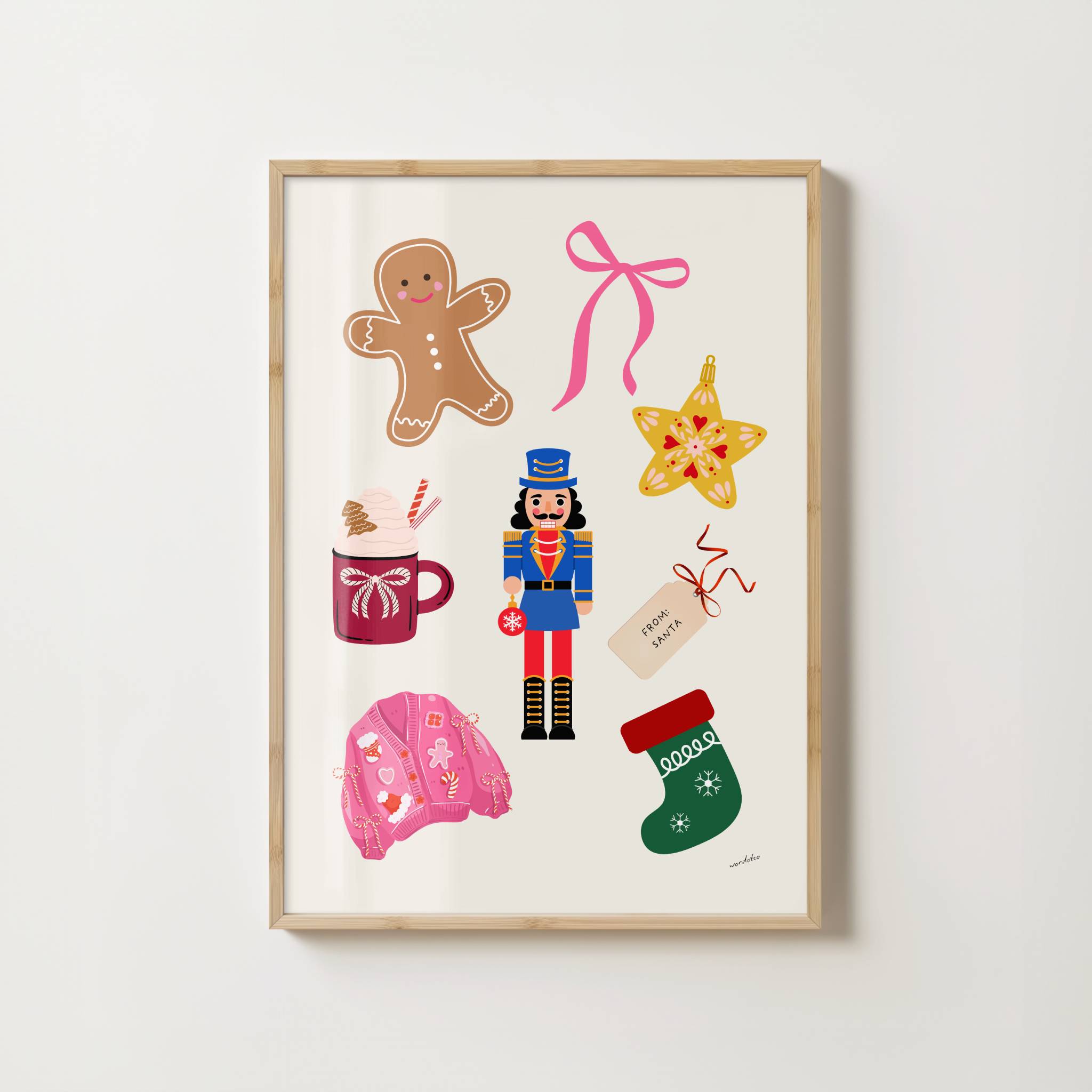 FESTIVE SEASON ICONS PRINT