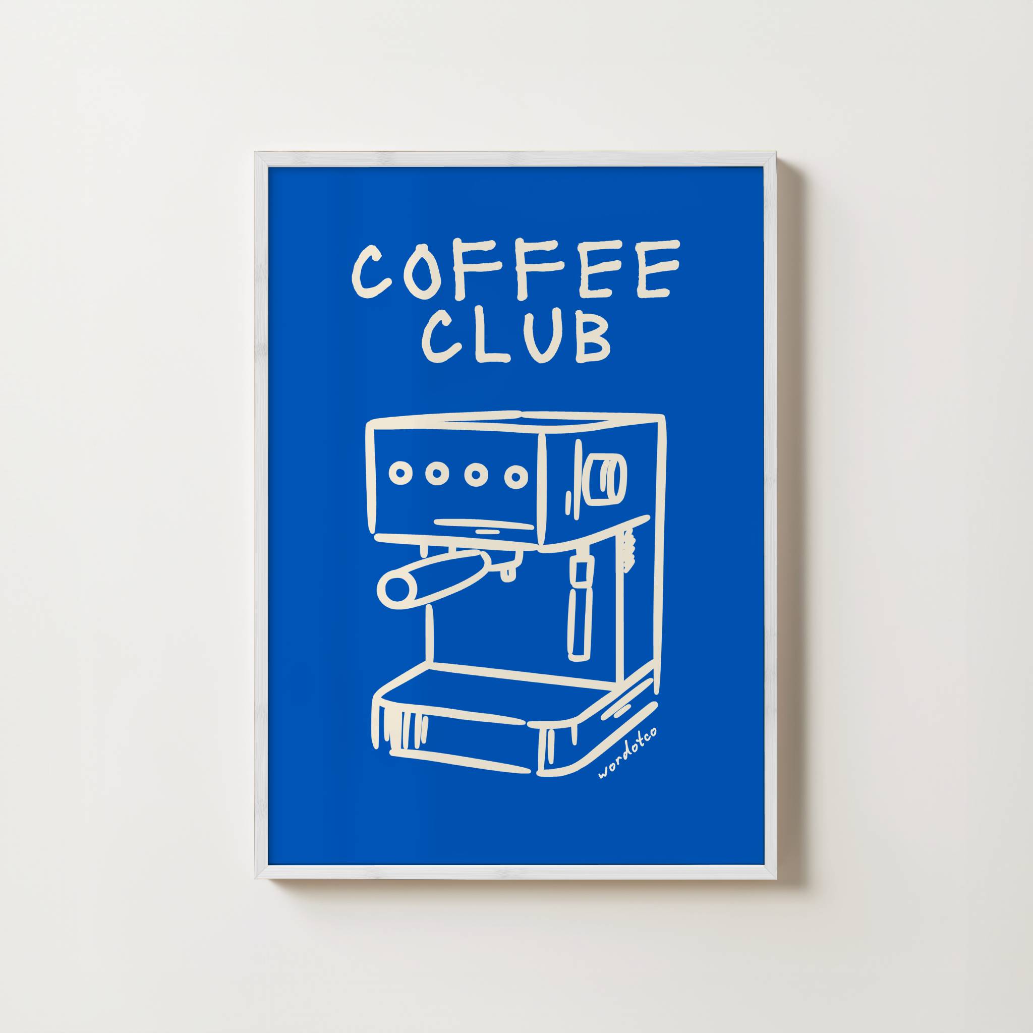 COFFEE CLUB PRINT
