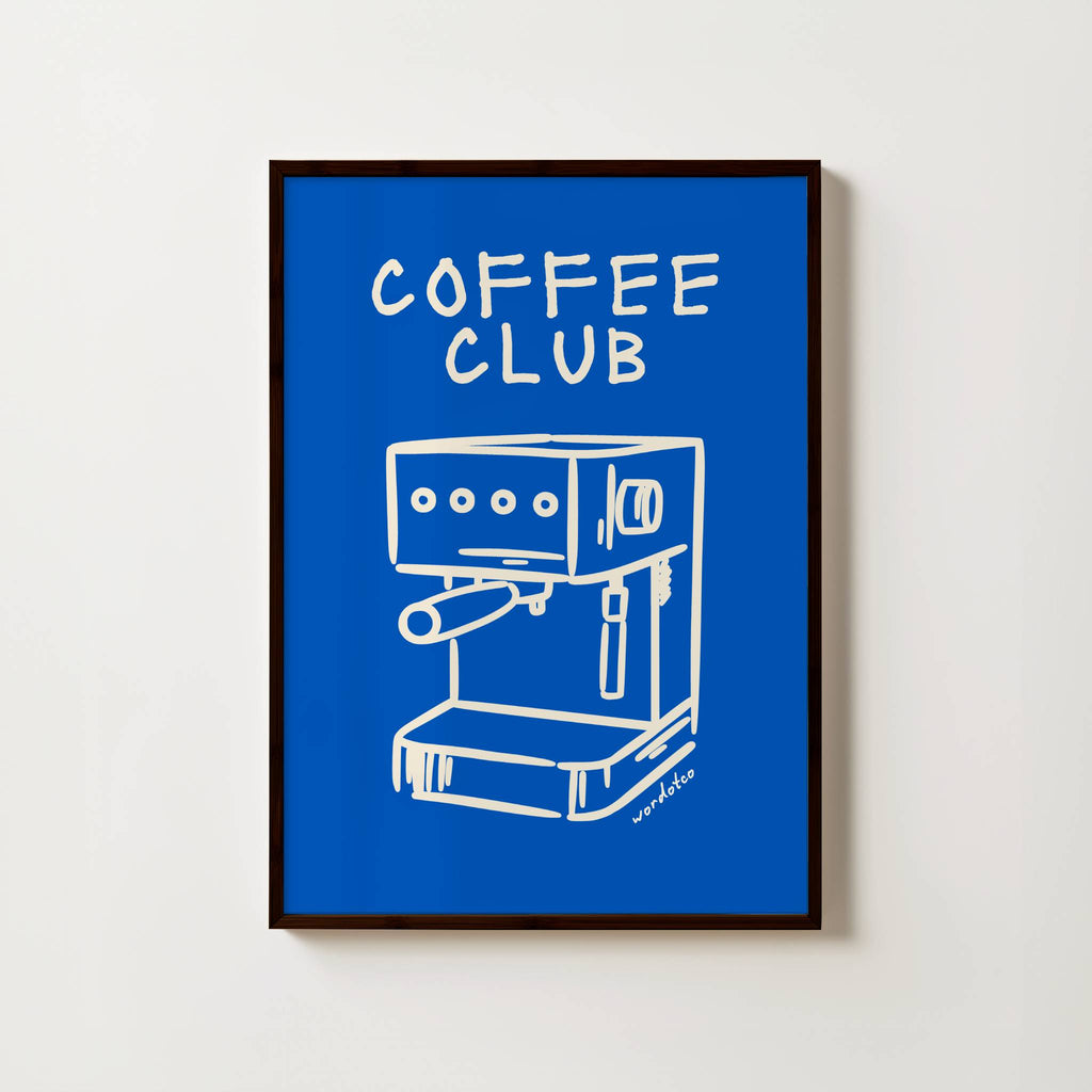 COFFEE CLUB PRINT