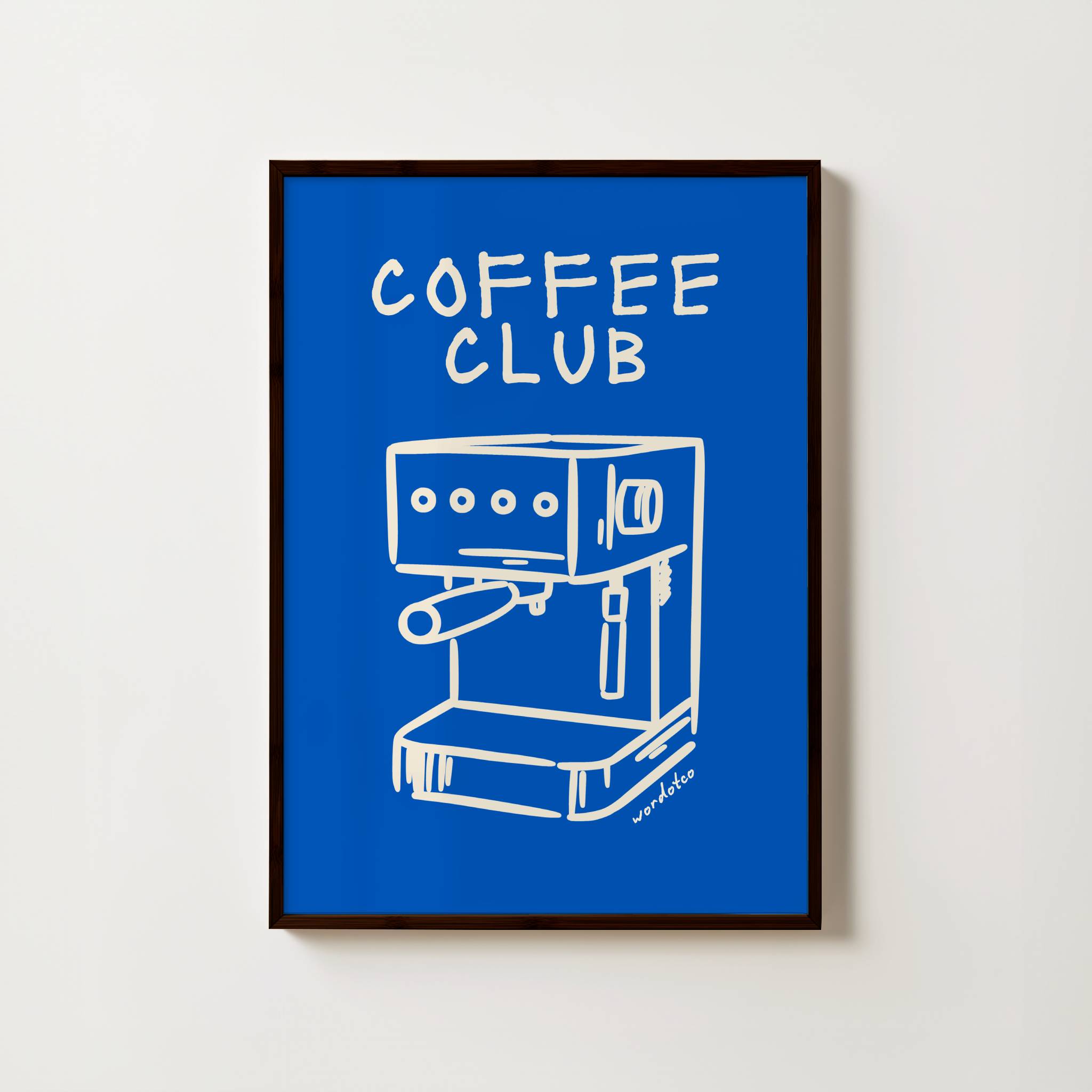 COFFEE CLUB PRINT