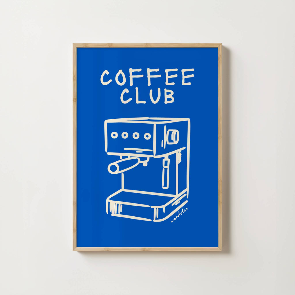 COFFEE CLUB PRINT