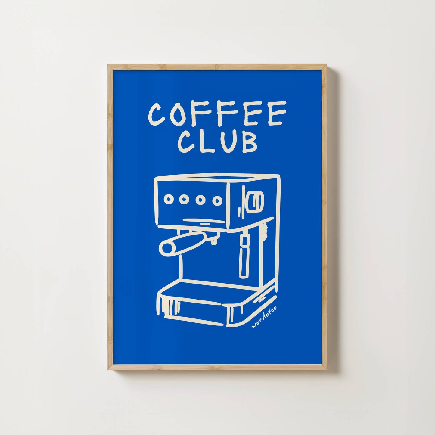 COFFEE CLUB PRINT