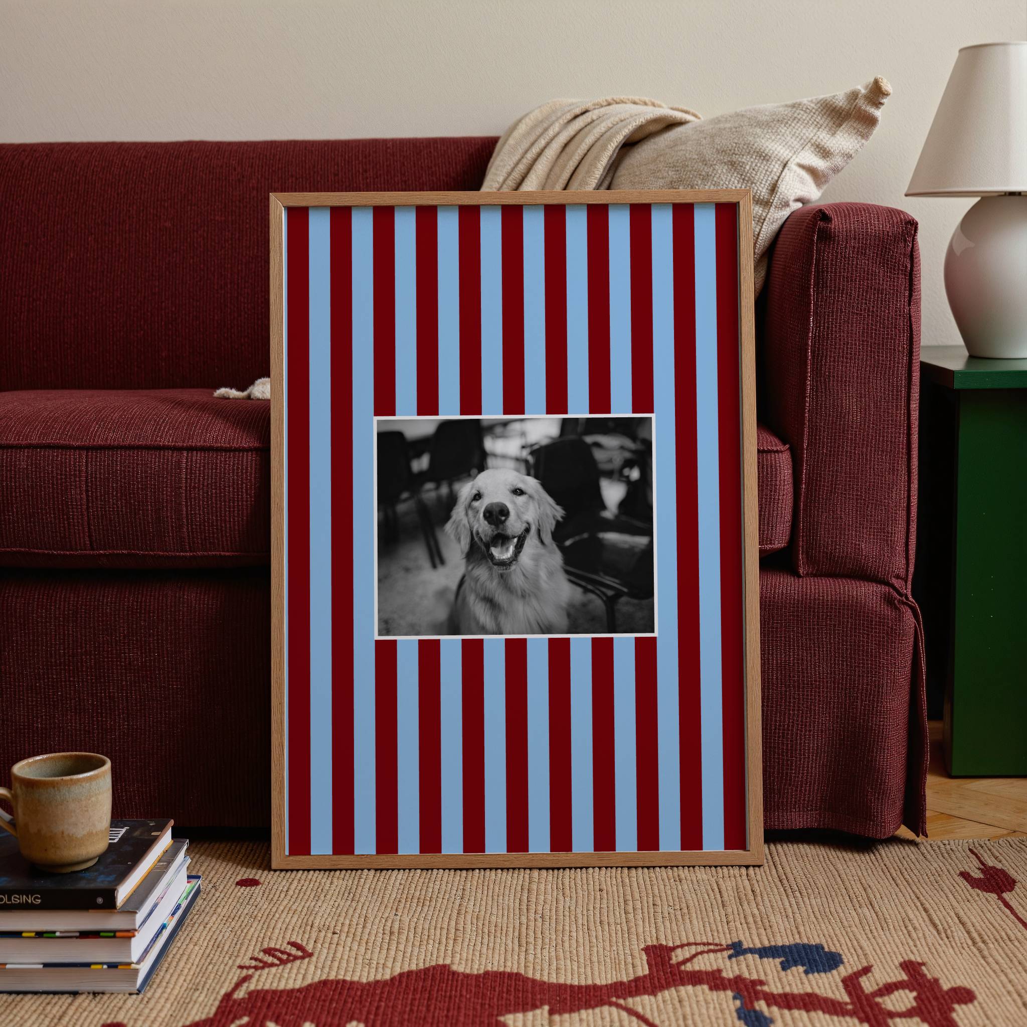 PERSONALISED PASSEPARTOUT STYLE PRINT