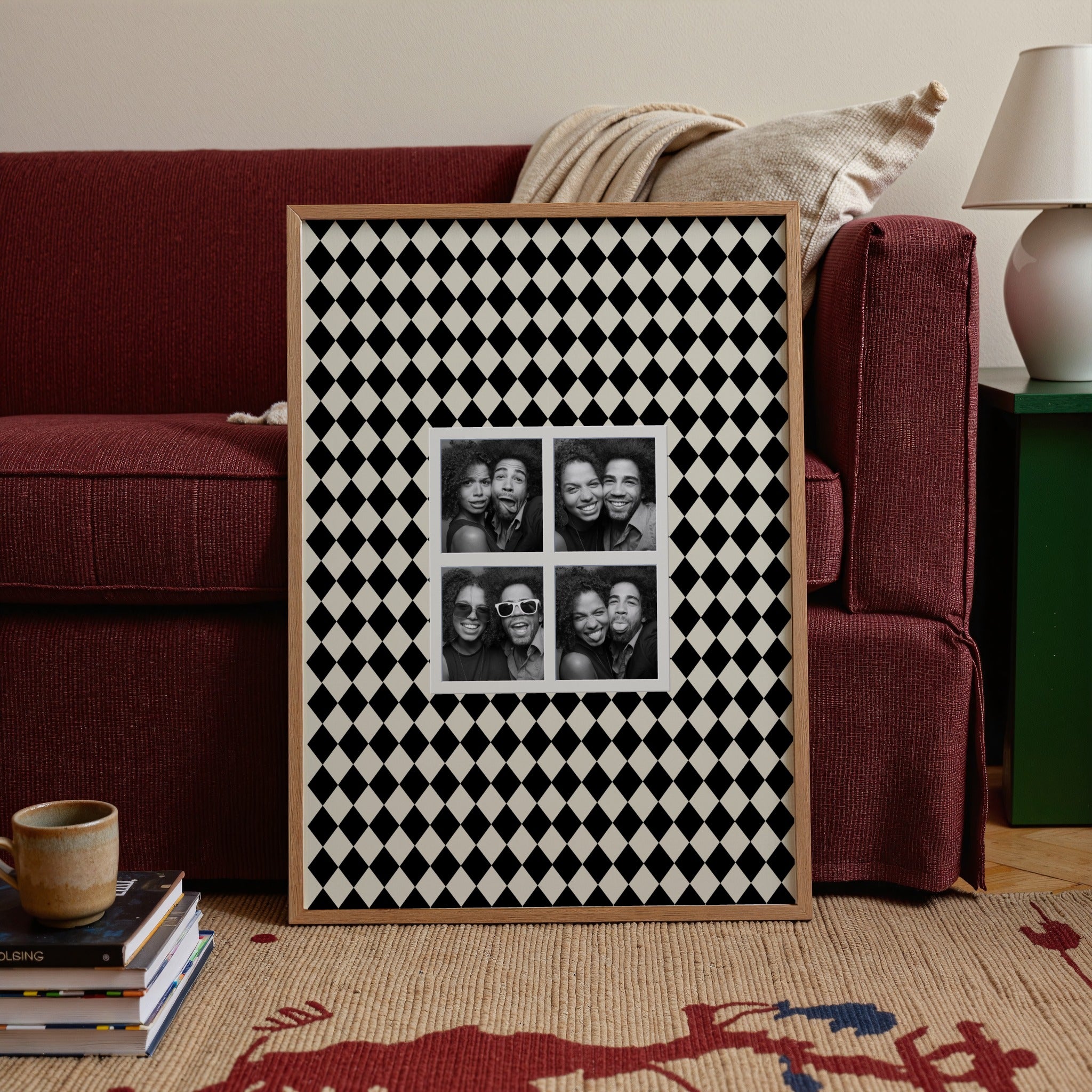 PERSONALISED 4 IMAGE CUSTOM PHOTO PRINT