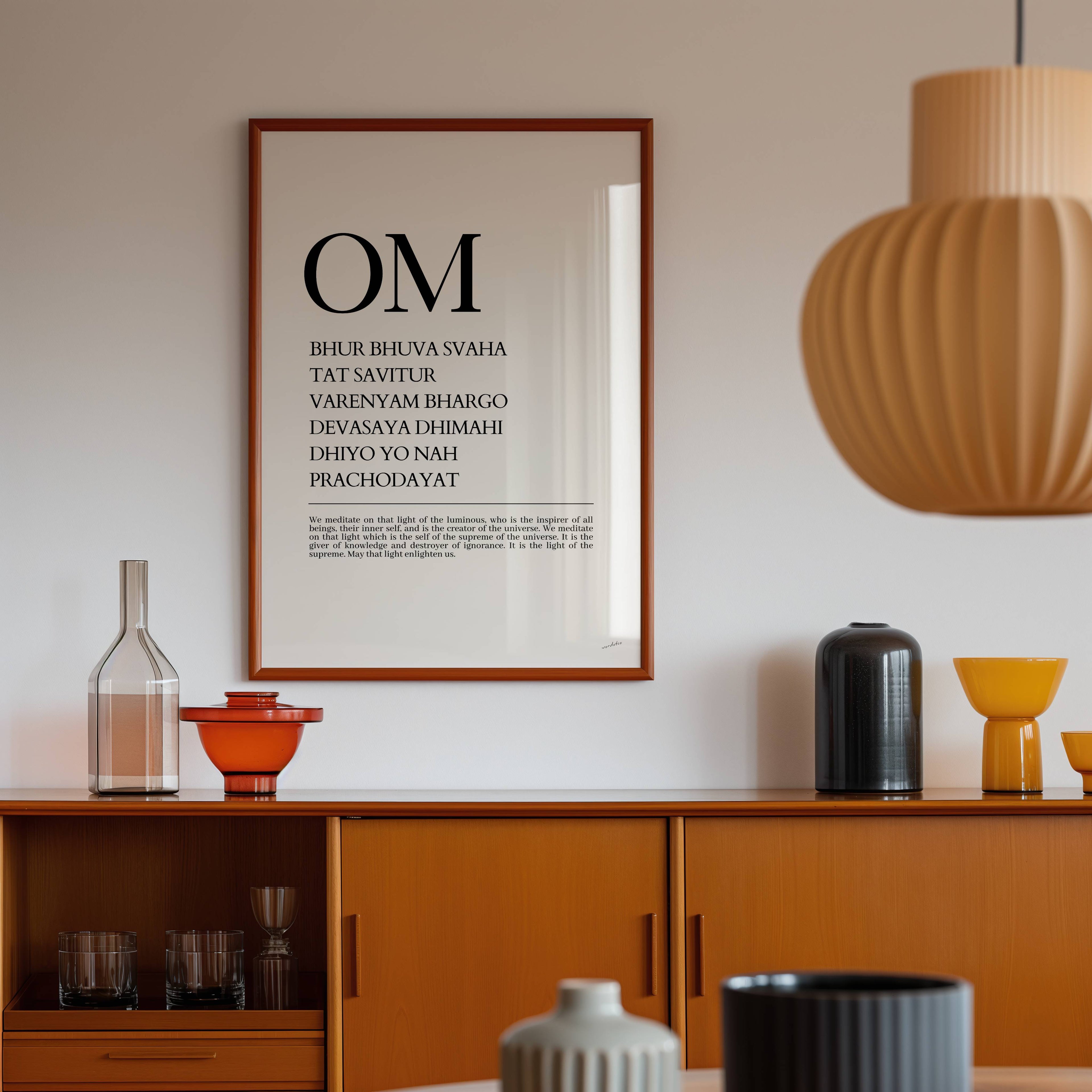 GAYATRI MANTRA PRINT