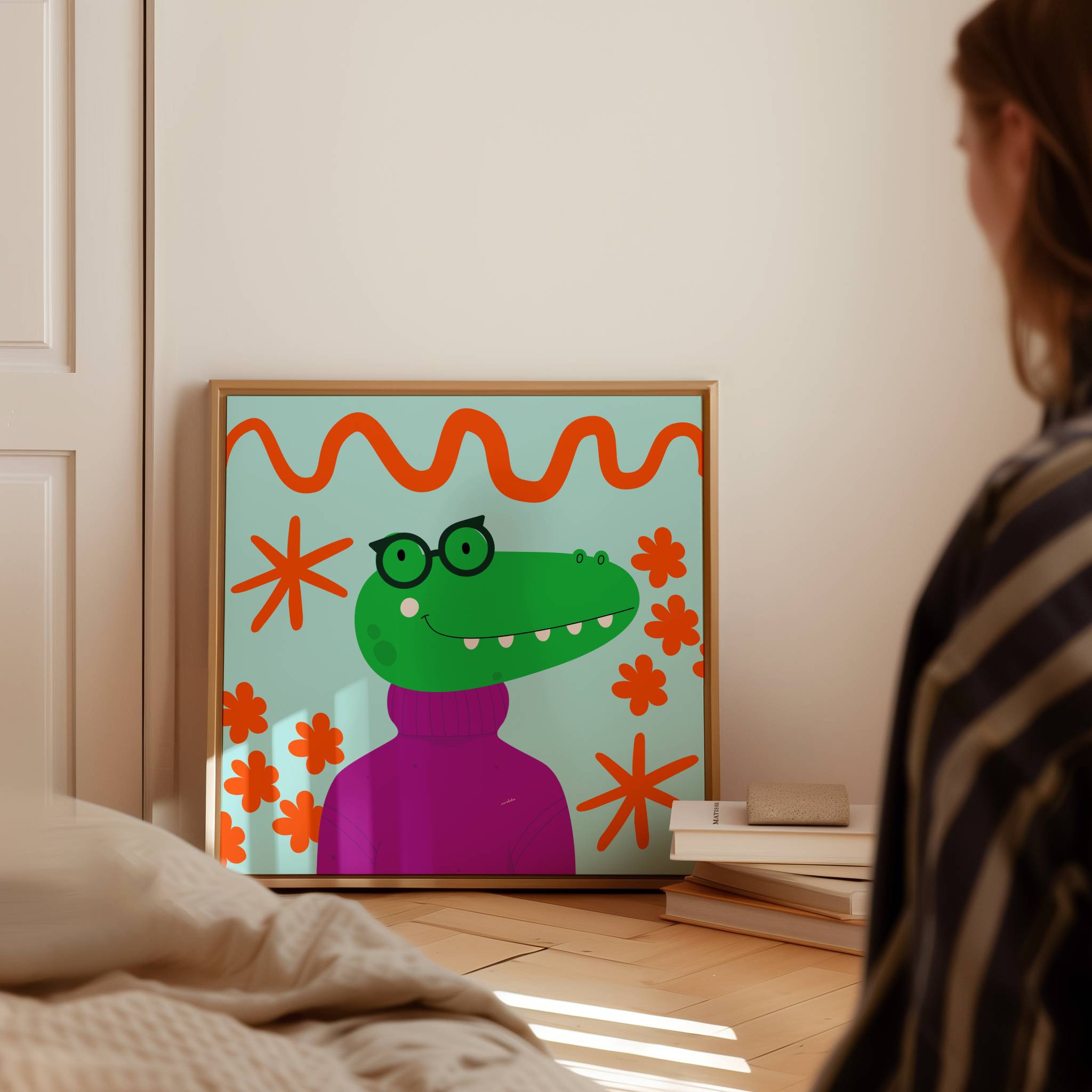 HAPPY CROCODILE PRINT