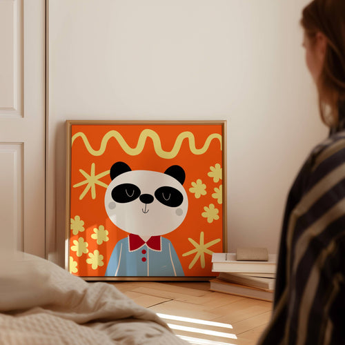 DAPPER PANDA PRINT